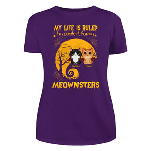 My Life Is Ruled By Meowsters personalized shirt