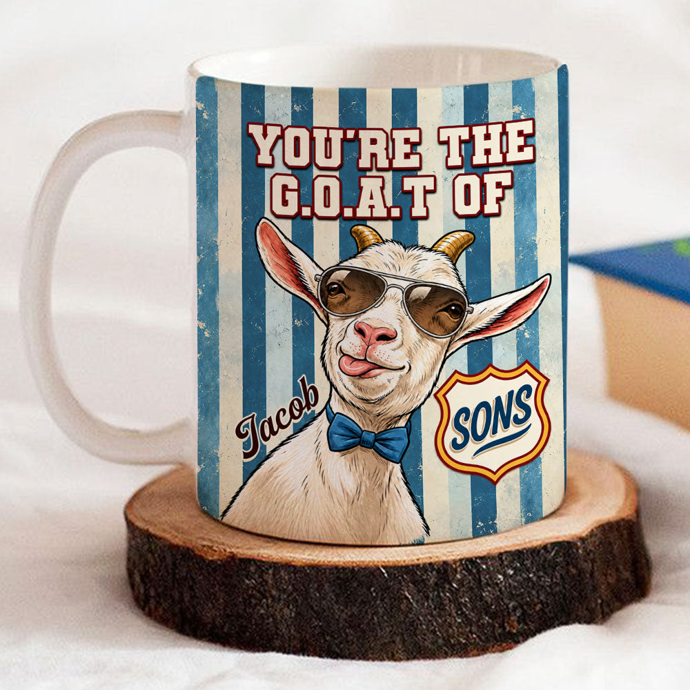 Greatest Of All Time - Personalized Coffee Mug