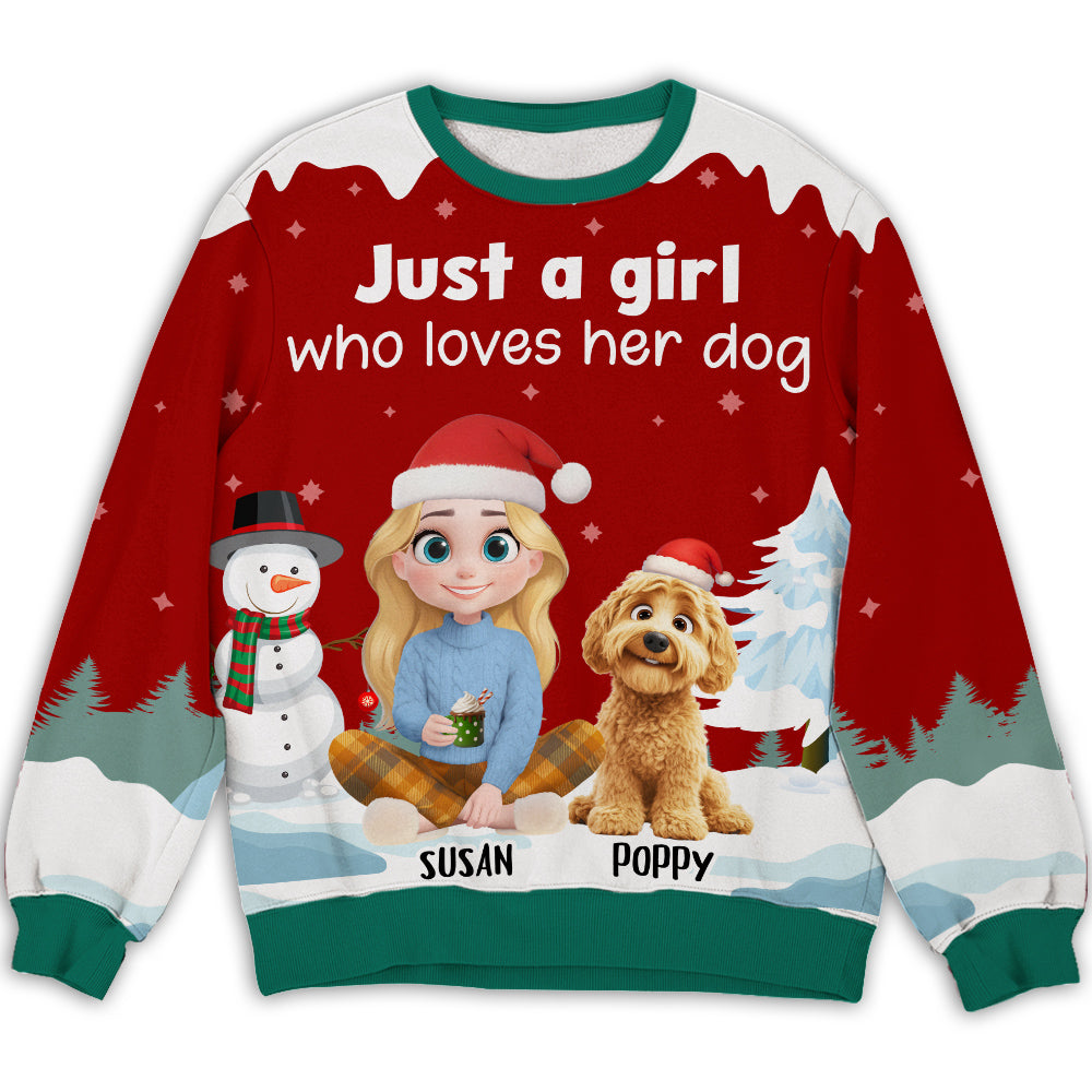 Let It Snow - Personalized All-Over-Print Sweatshirt