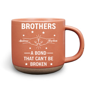 A Bond That Lasts Forever pottery mug Orange