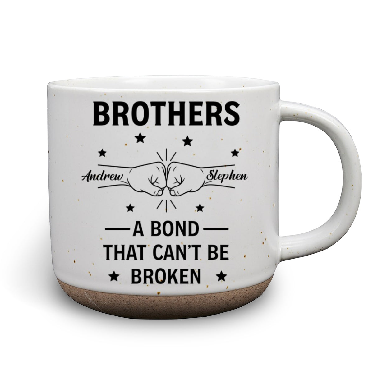 A Bond That Lasts Forever pottery mug White