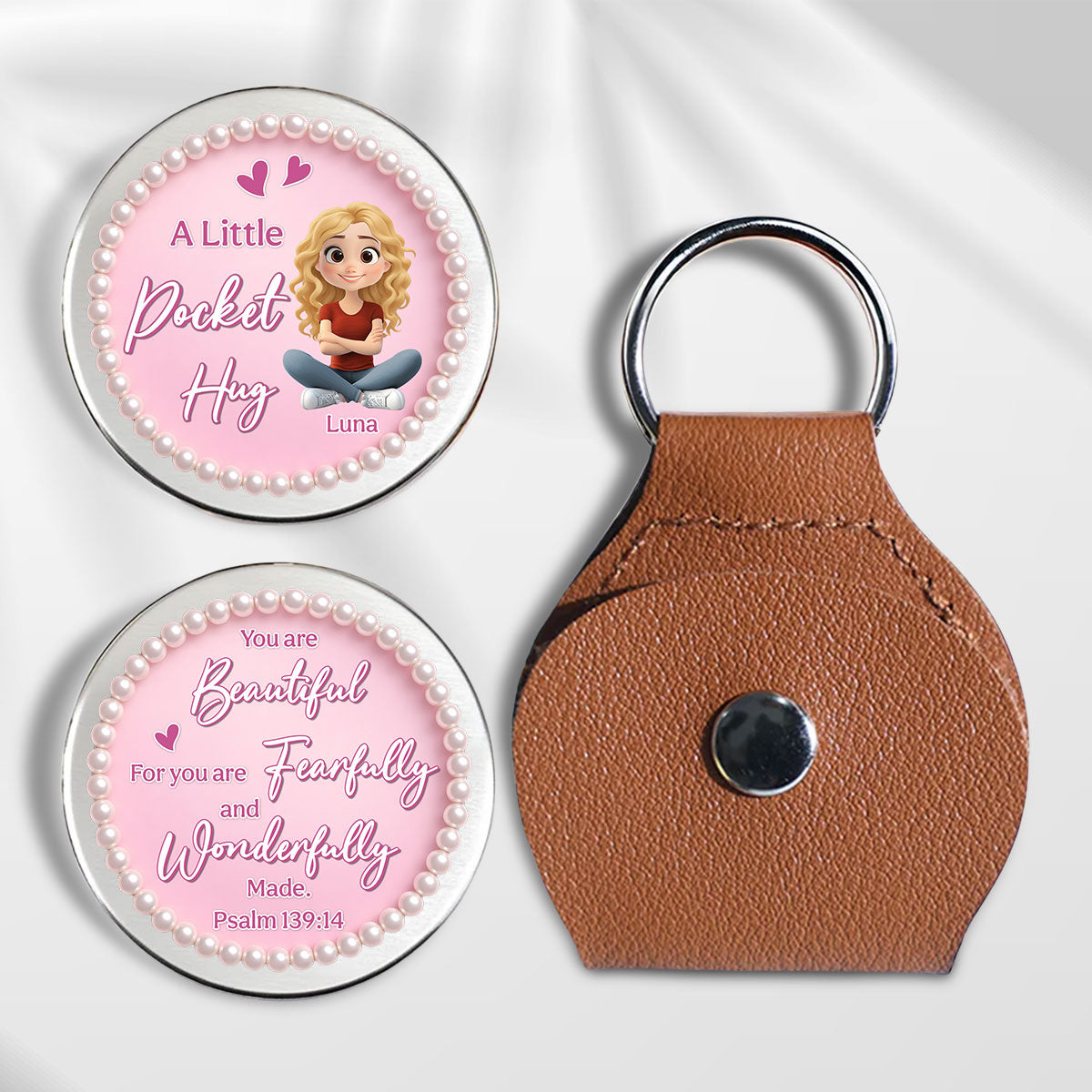 The Reminder You Will Need - Personalized 3D Effect Pocket Hug - Christmas Gift For Daughter