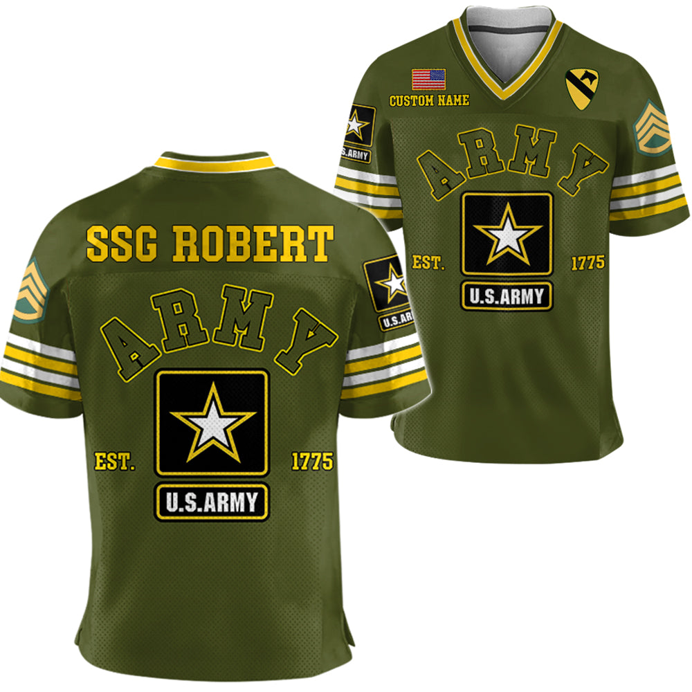 US Military Football Jersey