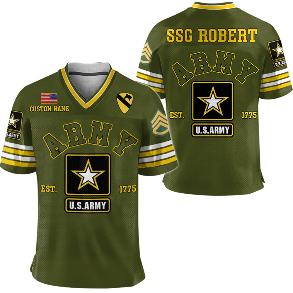 US Military Football Jersey