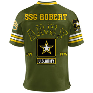 US Military Football Jersey