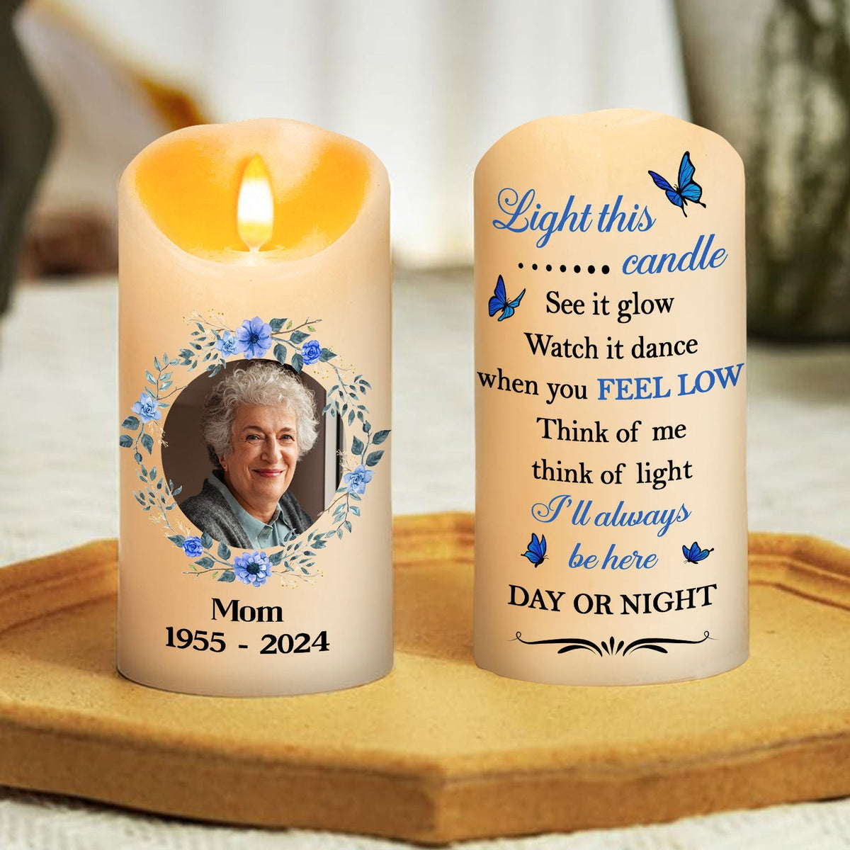 Light This Candle personalized LED candle