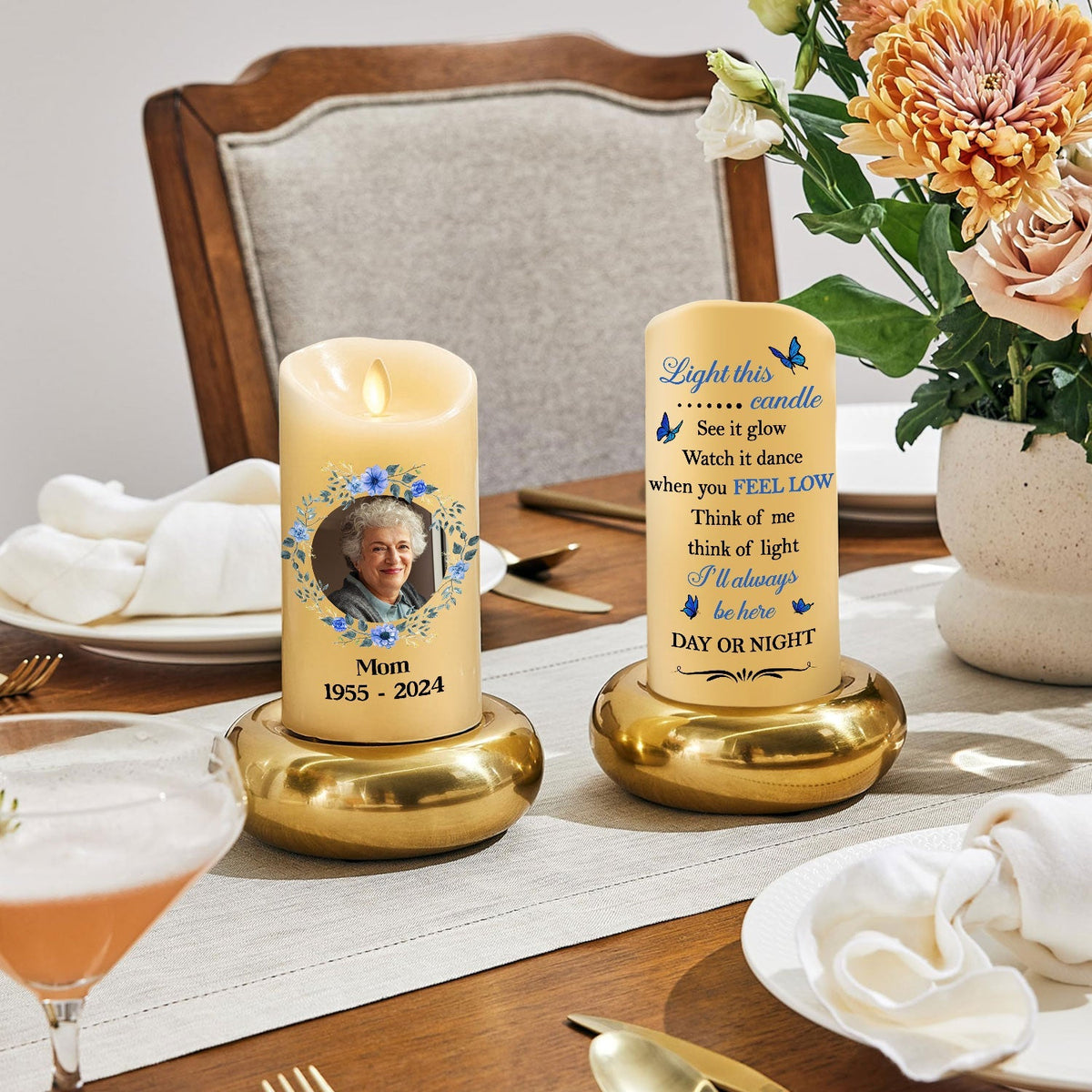 Light This Candle personalized LED candle