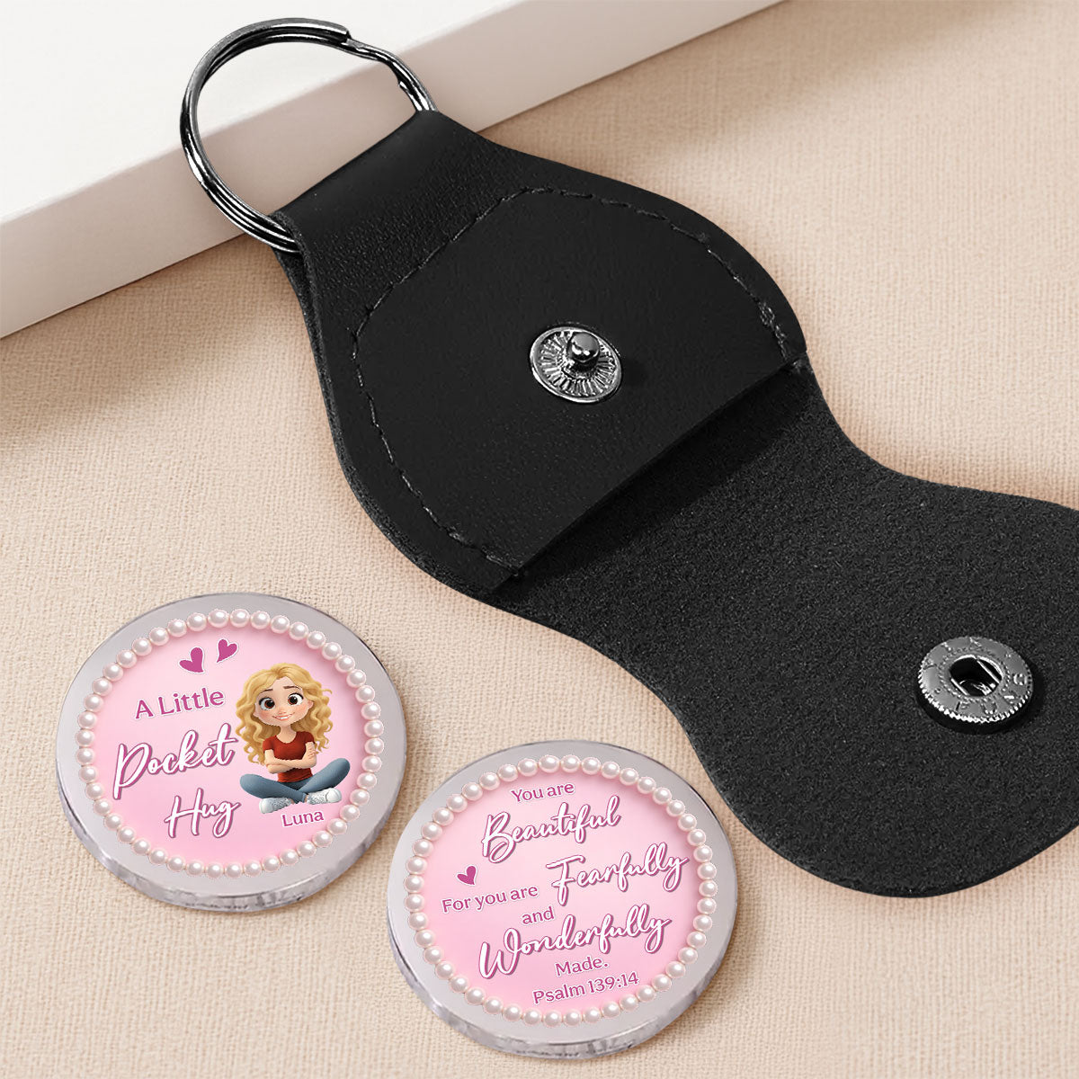 The Reminder You Will Need - Personalized 3D Effect Pocket Hug - Christmas Gift For Daughter