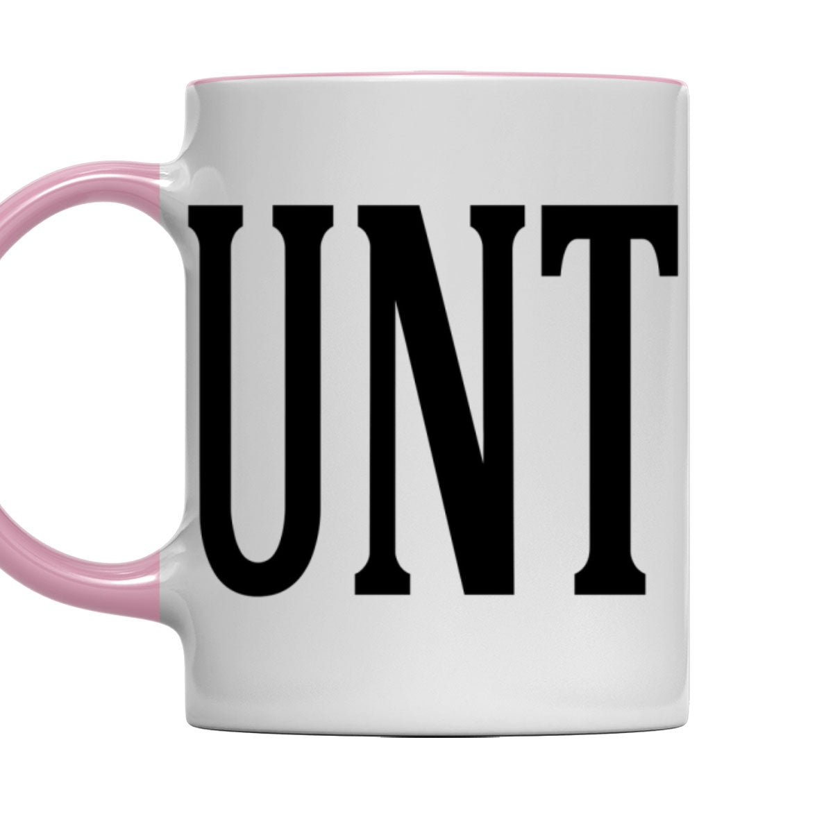 UNT With C - Personalized Accent Mug - Pink