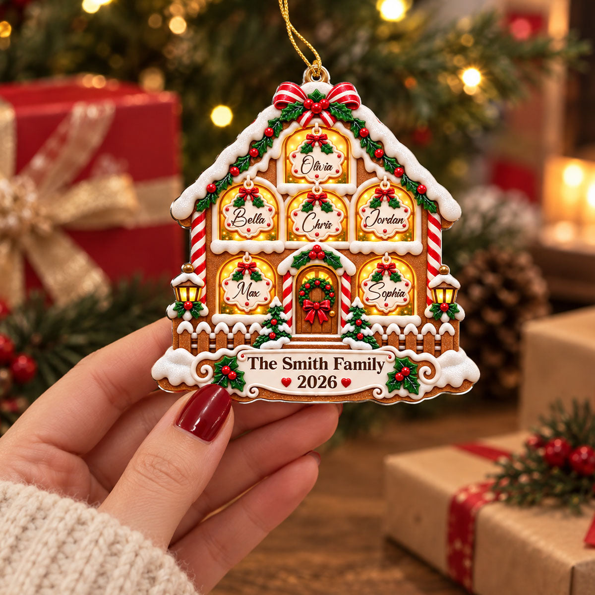 Holiday Window Gallery acrylic ornament