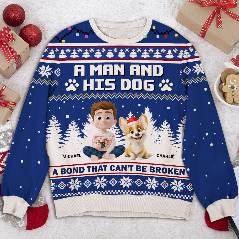 Our Bond - Personalized All-Over-Print Sweatshirt