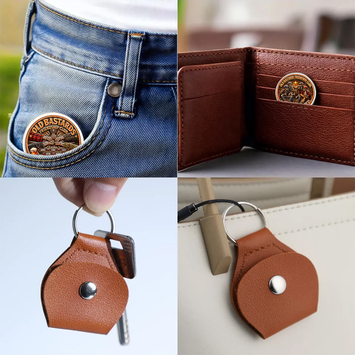 Old Bastards personalized 3D printing pocket hug