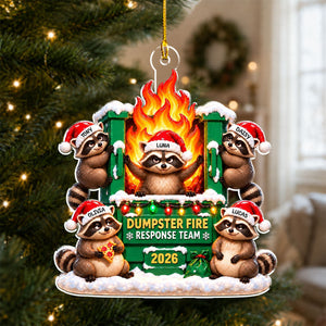 Office Chaos Response Team personalized acrylic ornament