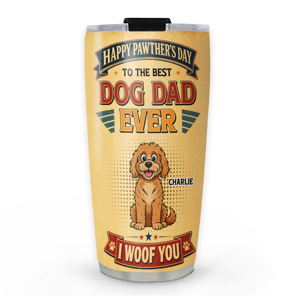 Loving You My Whole Life - Personalized Tumbler - Christmas Gift For Dog Lovers
