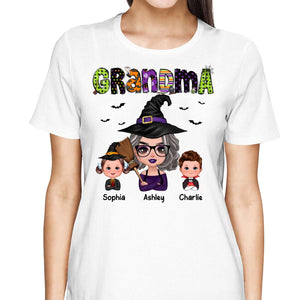 Doll Grandma Halloween Pattern Personalized Shirt