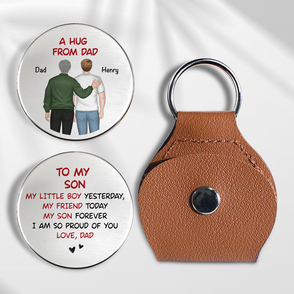 Forever Proud Of You - Personalized Pocket Hug - Christmas Gift For Son