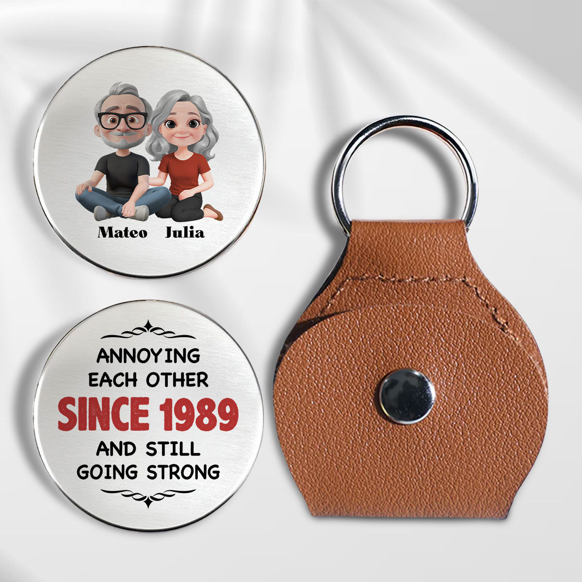 Together Forever - Personalized Pocket Hug - Christmas Gift For Husband