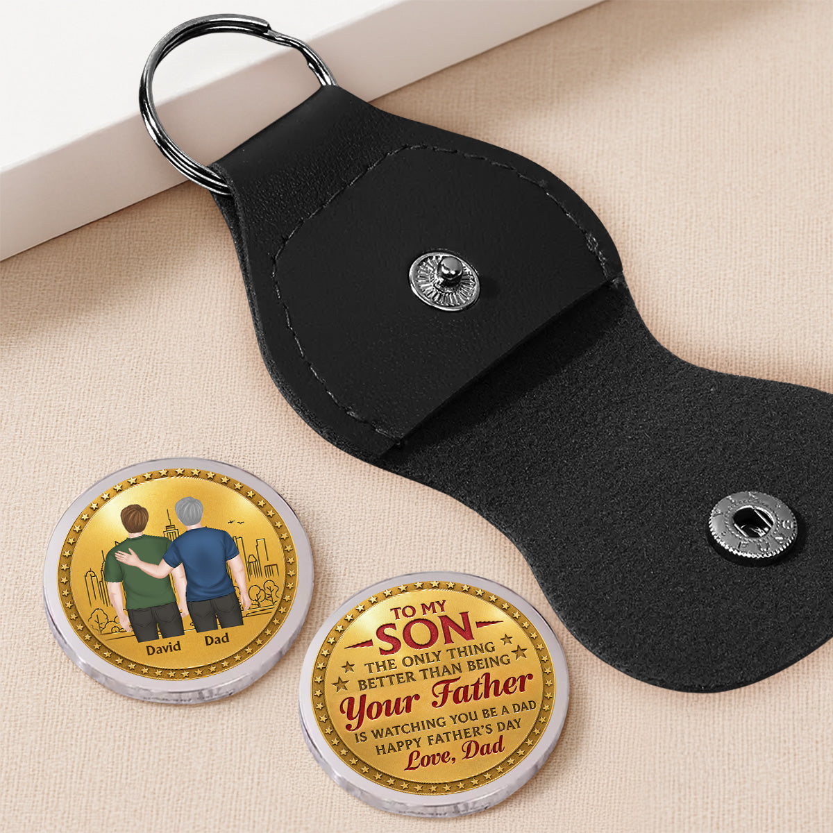 Proud Of You - Personalized Pocket Hug - Christmas Gift For Son