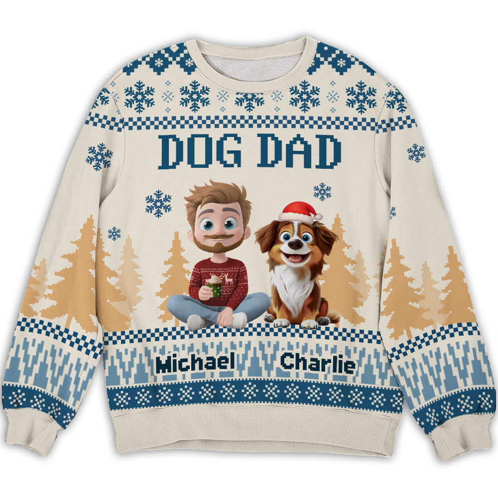 All I Need Is My Dogs - Personalized All-Over-Print Sweatshirt