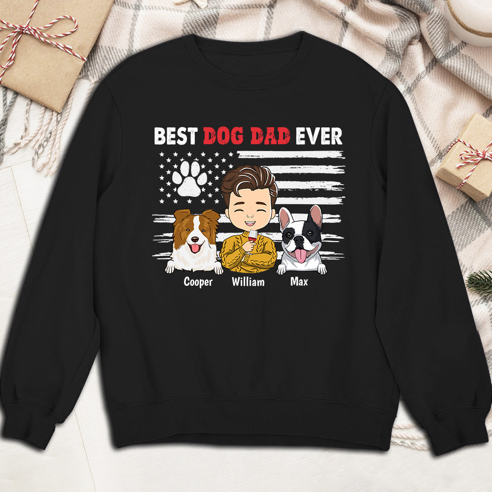 My Best Dad personalized sweatshirt black