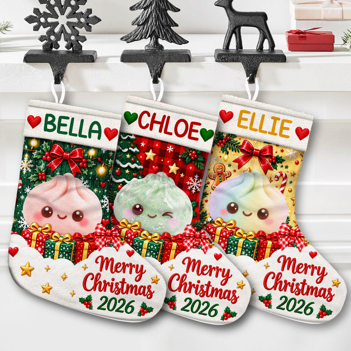 Christmas Gift Crew personalized Christmas stocking