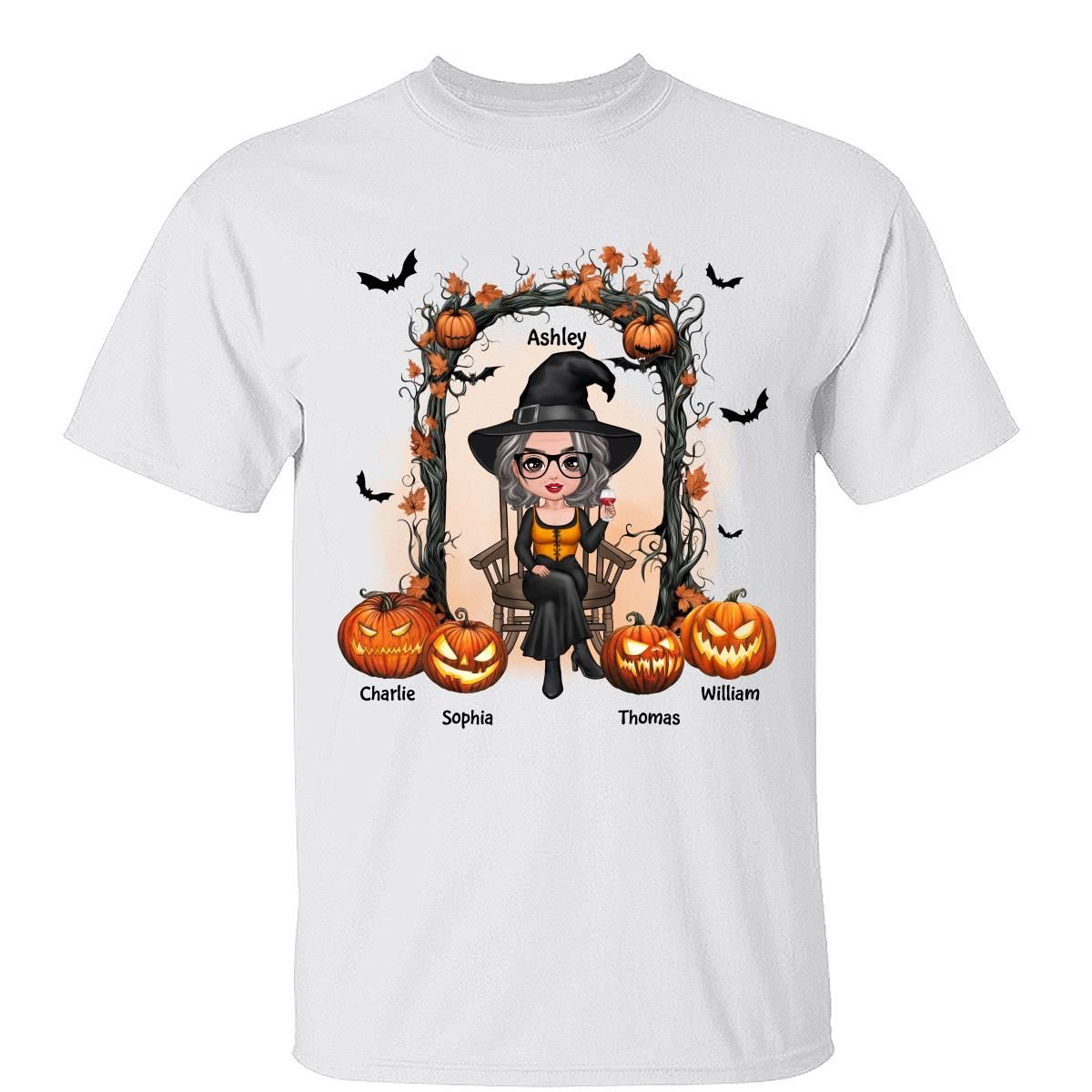 Halloween Scary Pumpkins personalized shirt example 1
