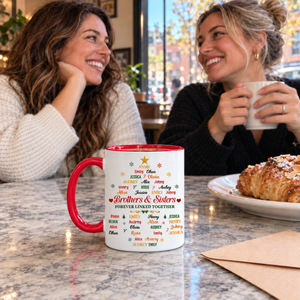 Our Bond Grows With Time - Personalized Accent Mug