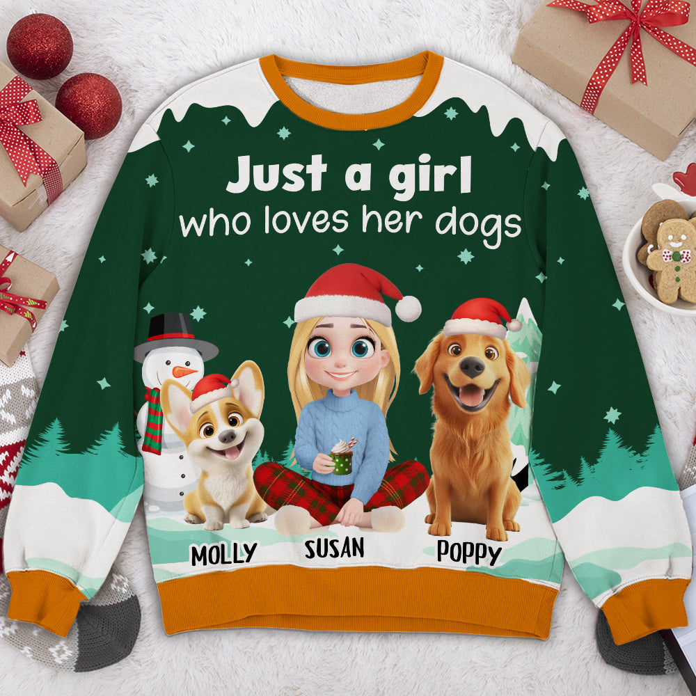 Let It Snow - Personalized All-Over-Print Sweatshirt