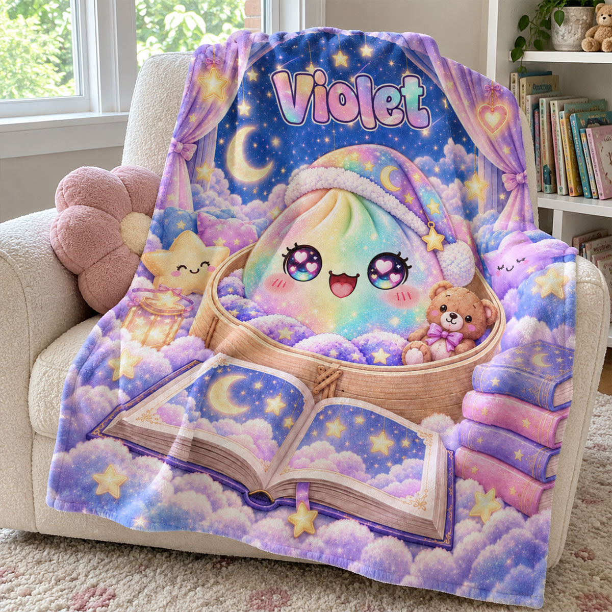 My Jolly Dumpling Personalized Fleece Blanket