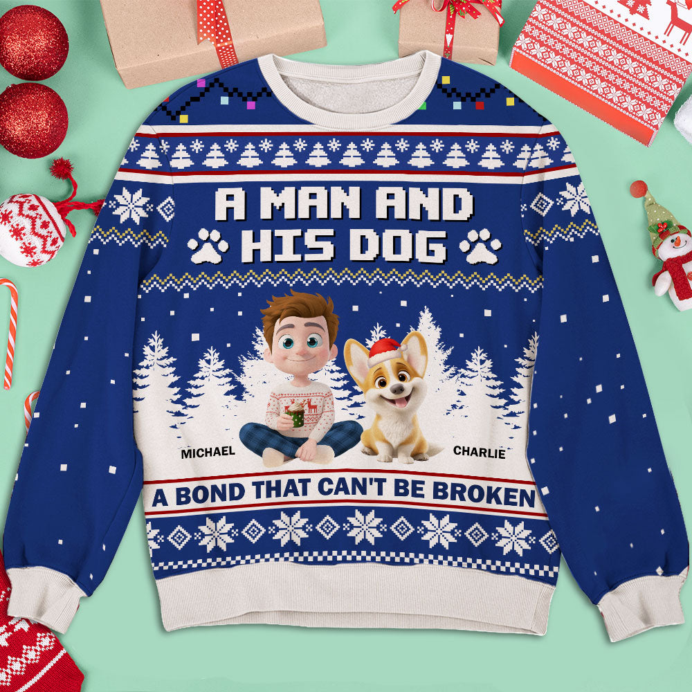 Our Bond - Personalized All-Over-Print Sweatshirt