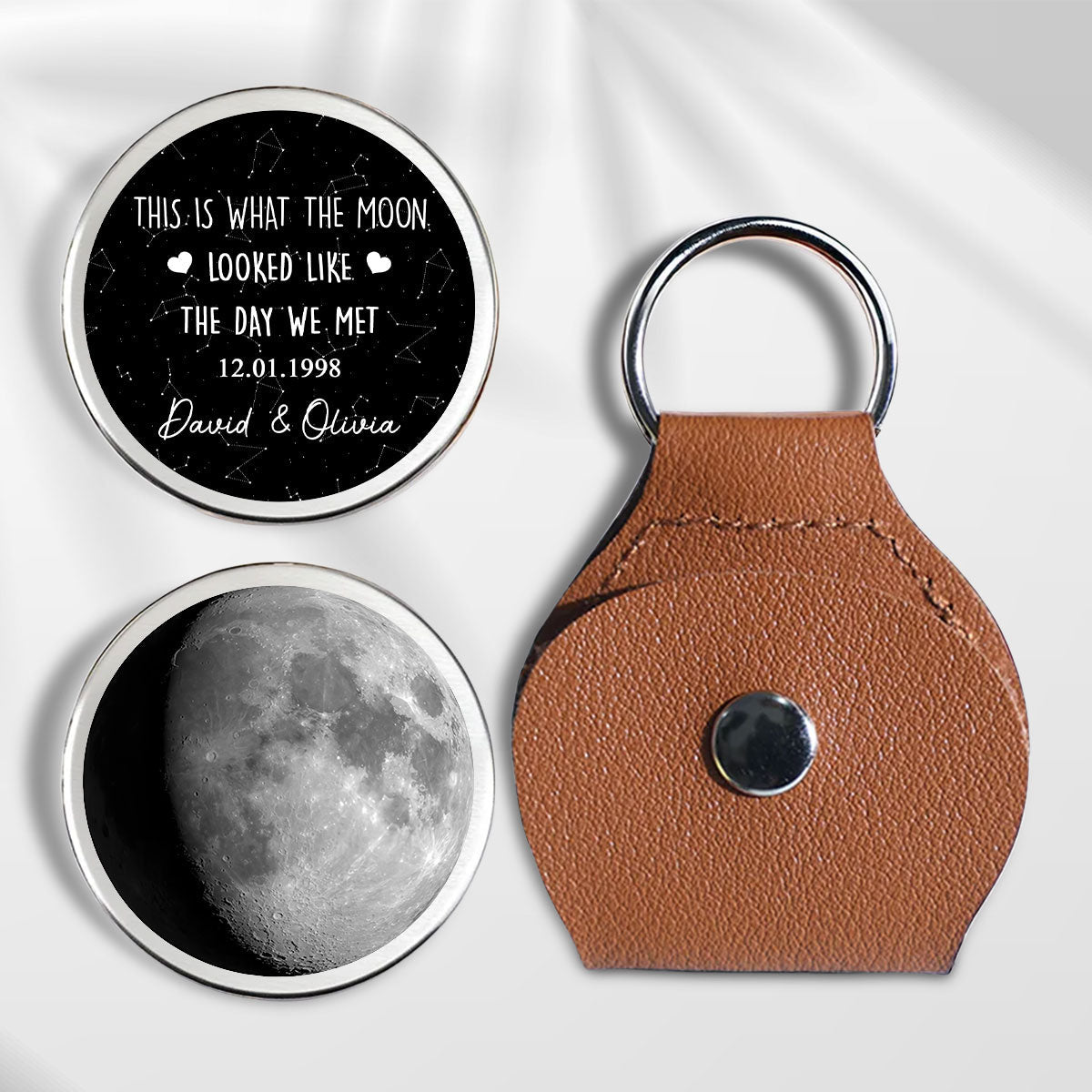 This Is What The Moon Looked Like - Personalized Pocket Hug