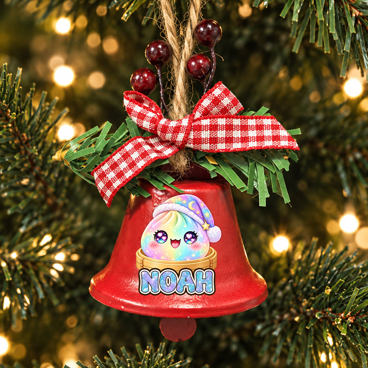My Jolly Dumpling - Personalized Metal Bell Ornament