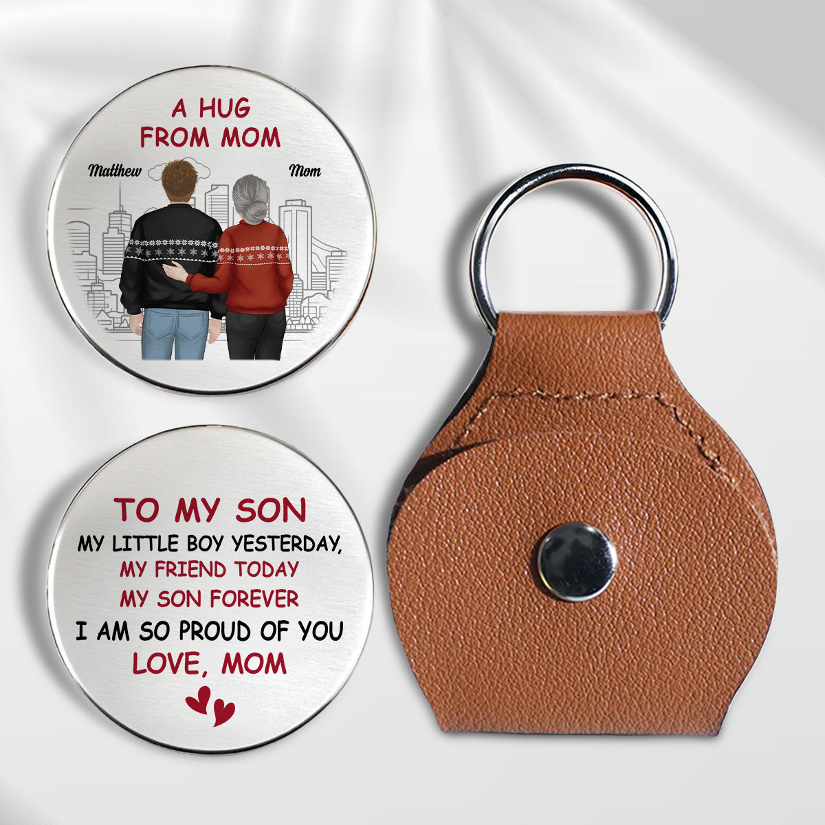Always My Baby Boy - Personalized Pocket Hug - Christmas Gift For Son
