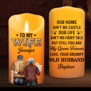 You Are My Queen Forever - Personalized LED Candle