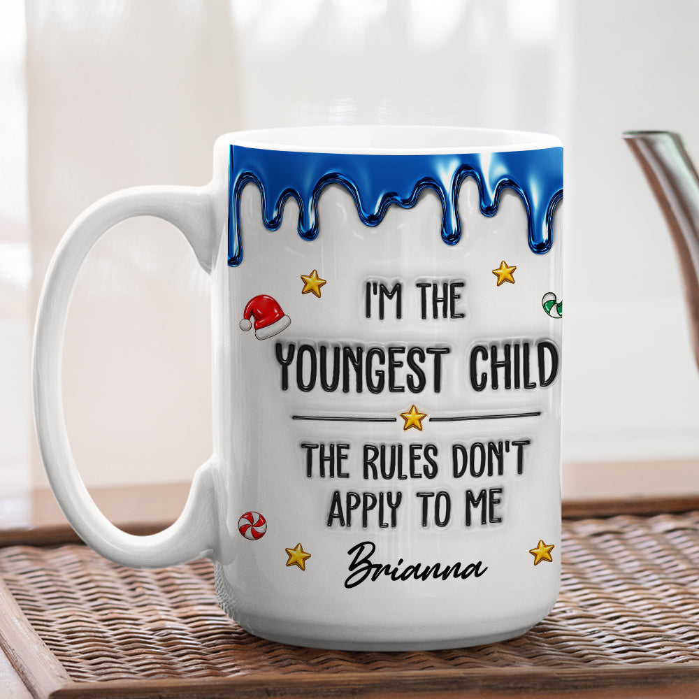 Different Ages Same Family Chaos - Personalized 3D Inflated Effect Mug