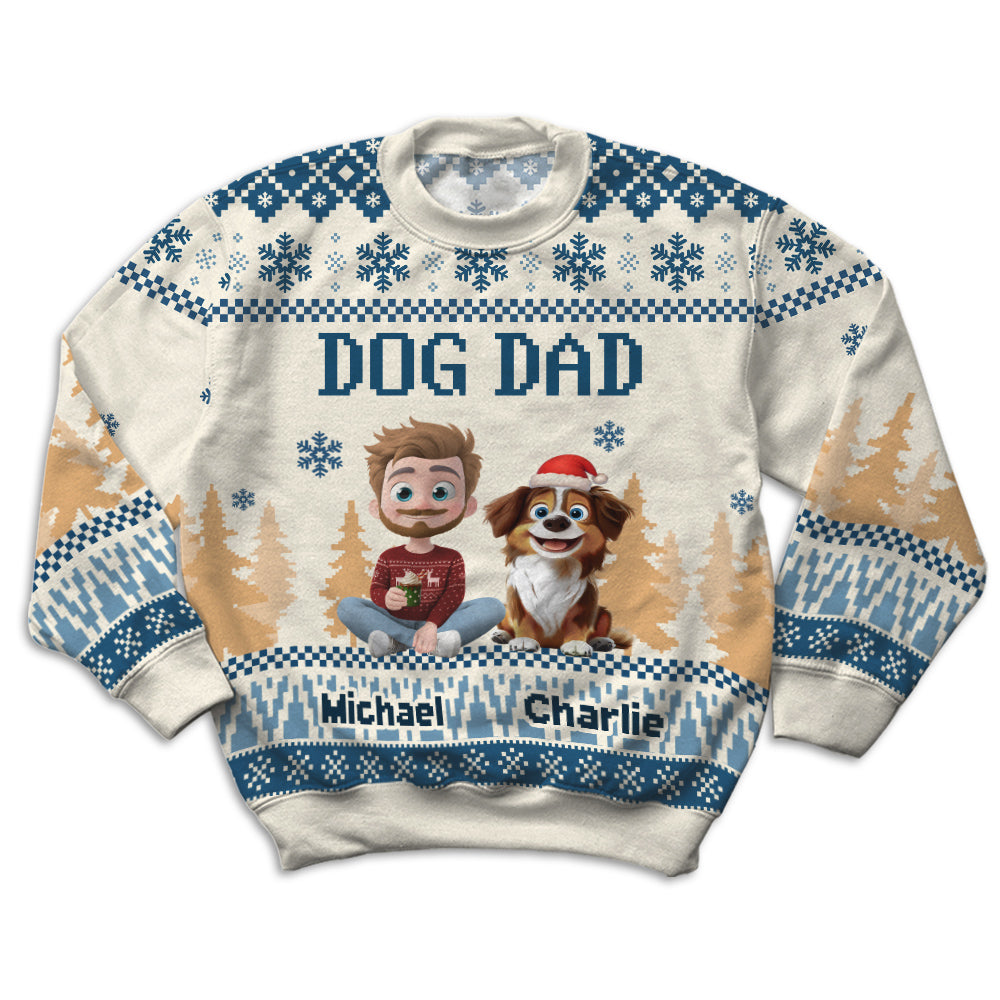 All I Need Is My Dogs Ver Kid - Personalized All-Over-Print Sweatshirt