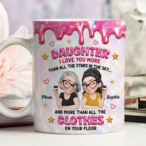 Endless Love For My Daughter personalized coffee mug