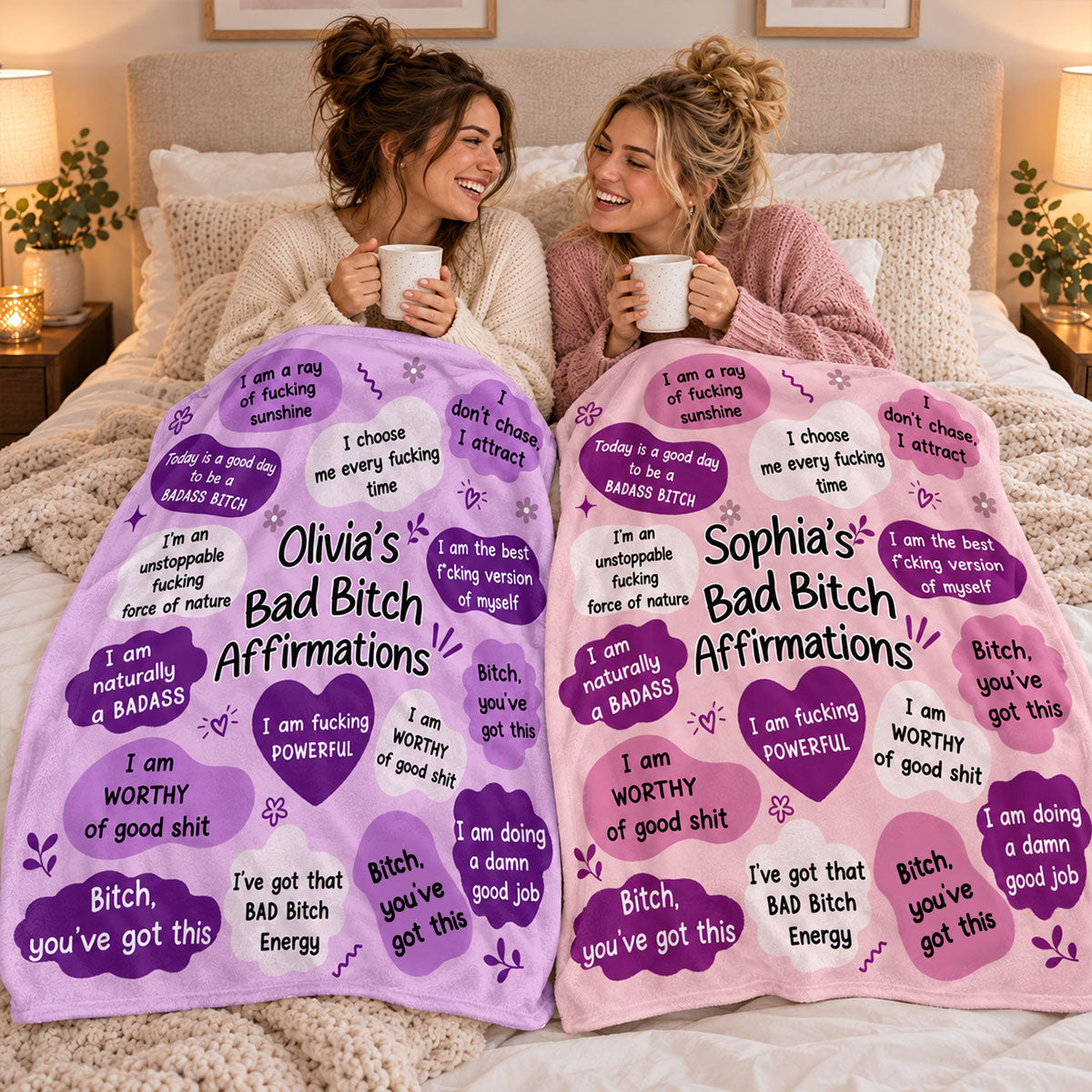 Today Is A Good Day - Personalized Fleece Blanket