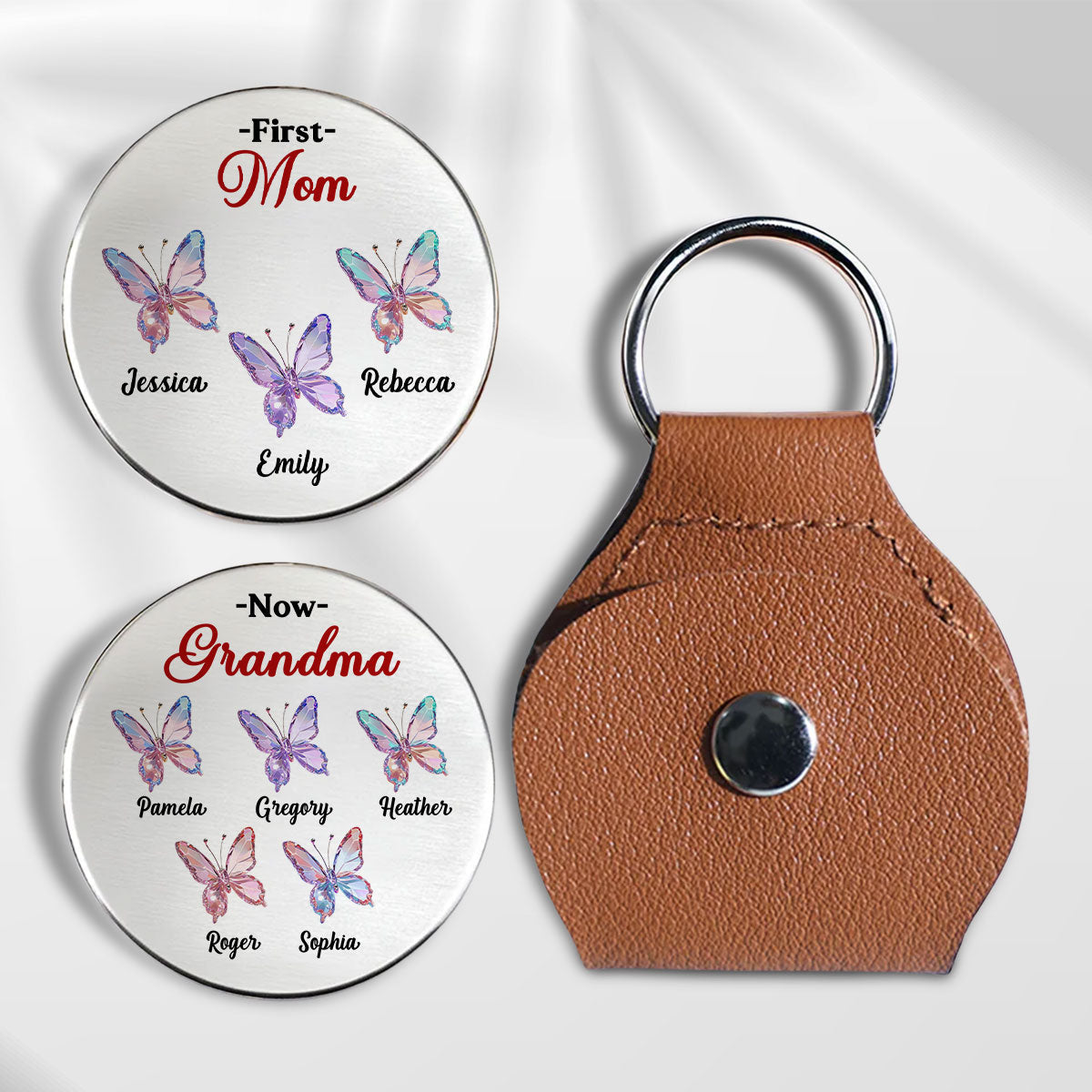Now I Am Grandma - Personalized Pocket Hug - Christmas Gift For Grandma
