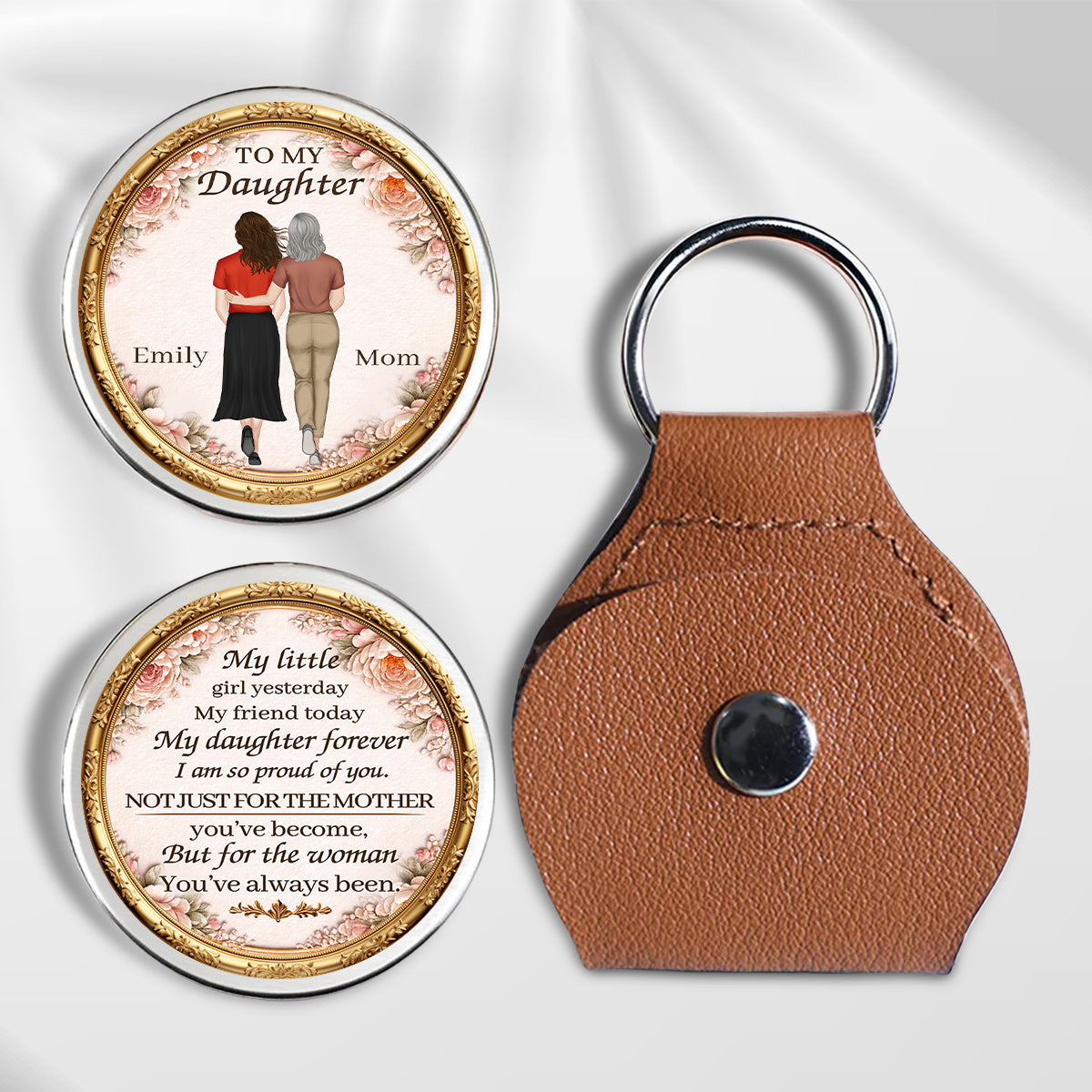 The Mother You Have Become - Personalized Pocket Hug - Christmas Gift For Mom